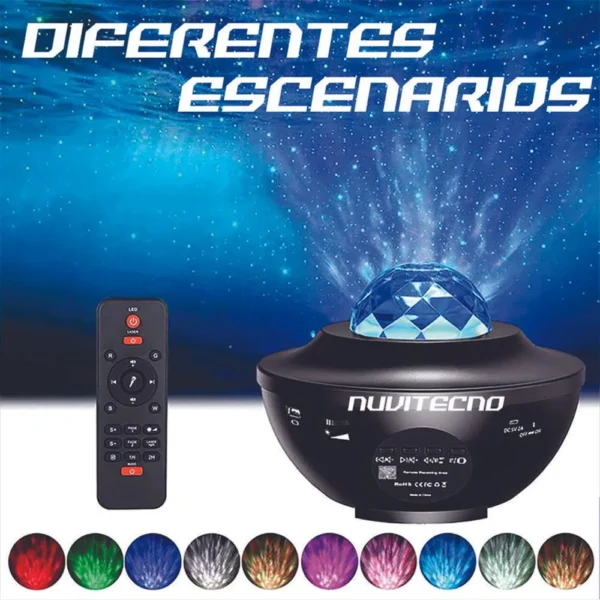 Lampara Proyector Bluetooth Usb